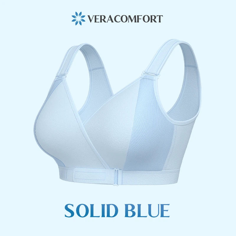 Veracomfort - Velcro Front-Wrap & Straps Adaptive Comfort Bra