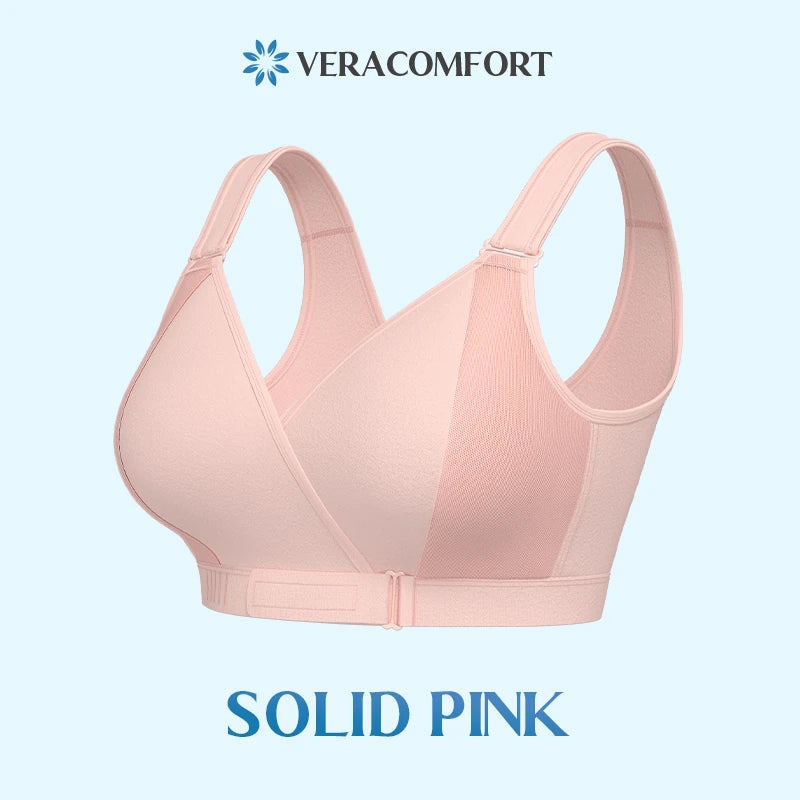 Veracomfort - Velcro Front-Wrap & Straps Adaptive Comfort Bra