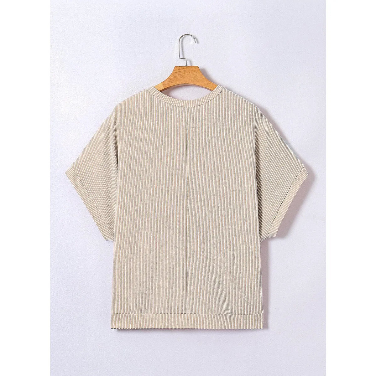 Women's Loose Knit Crew Neck Tunic Top