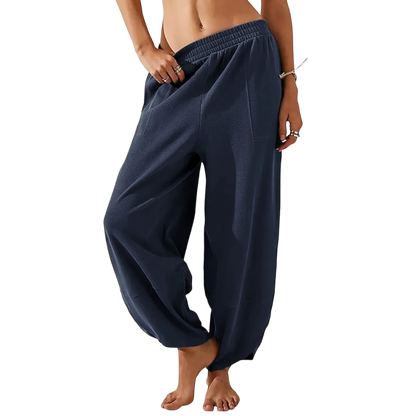 Elasticated Harem Palazzo Pants