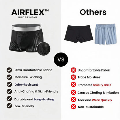🔥 BEST DEAL 80% OFF TODAY🔥 2026 HOT SALE  AirFlexTM Premium Leakproof IceSilk Mesh Men's Boxer