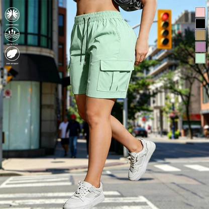 【LAST DAY SALE】Women's outdoor cargo shorts—multi-pocket design