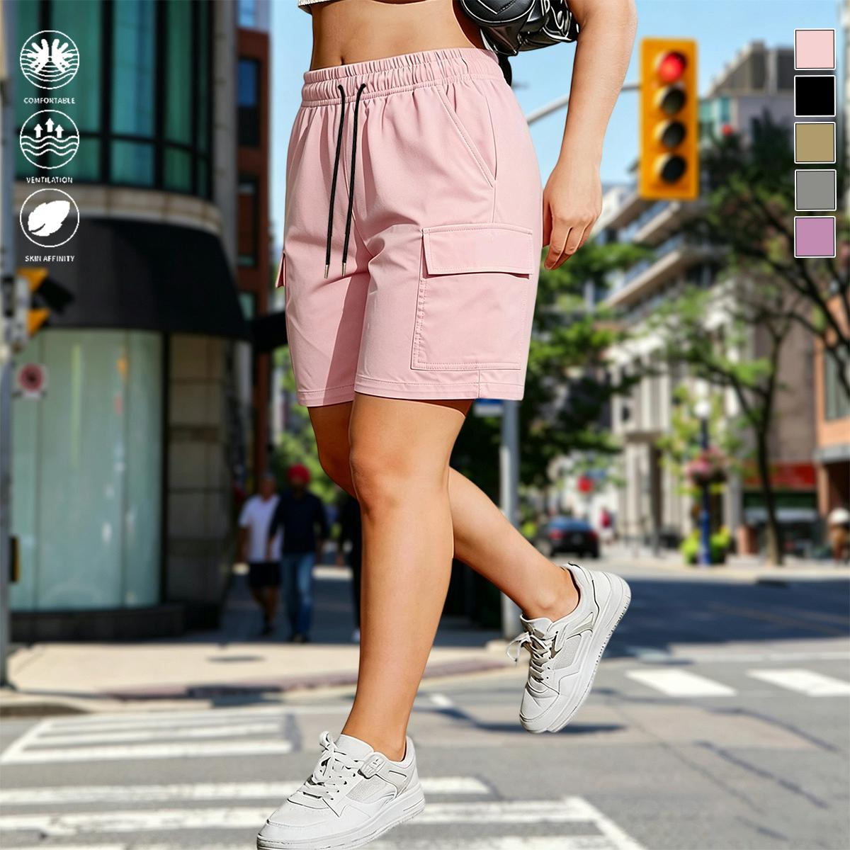 【LAST DAY SALE】Women's outdoor cargo shorts—multi-pocket design