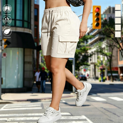 【LAST DAY SALE】Women's outdoor cargo shorts—multi-pocket design