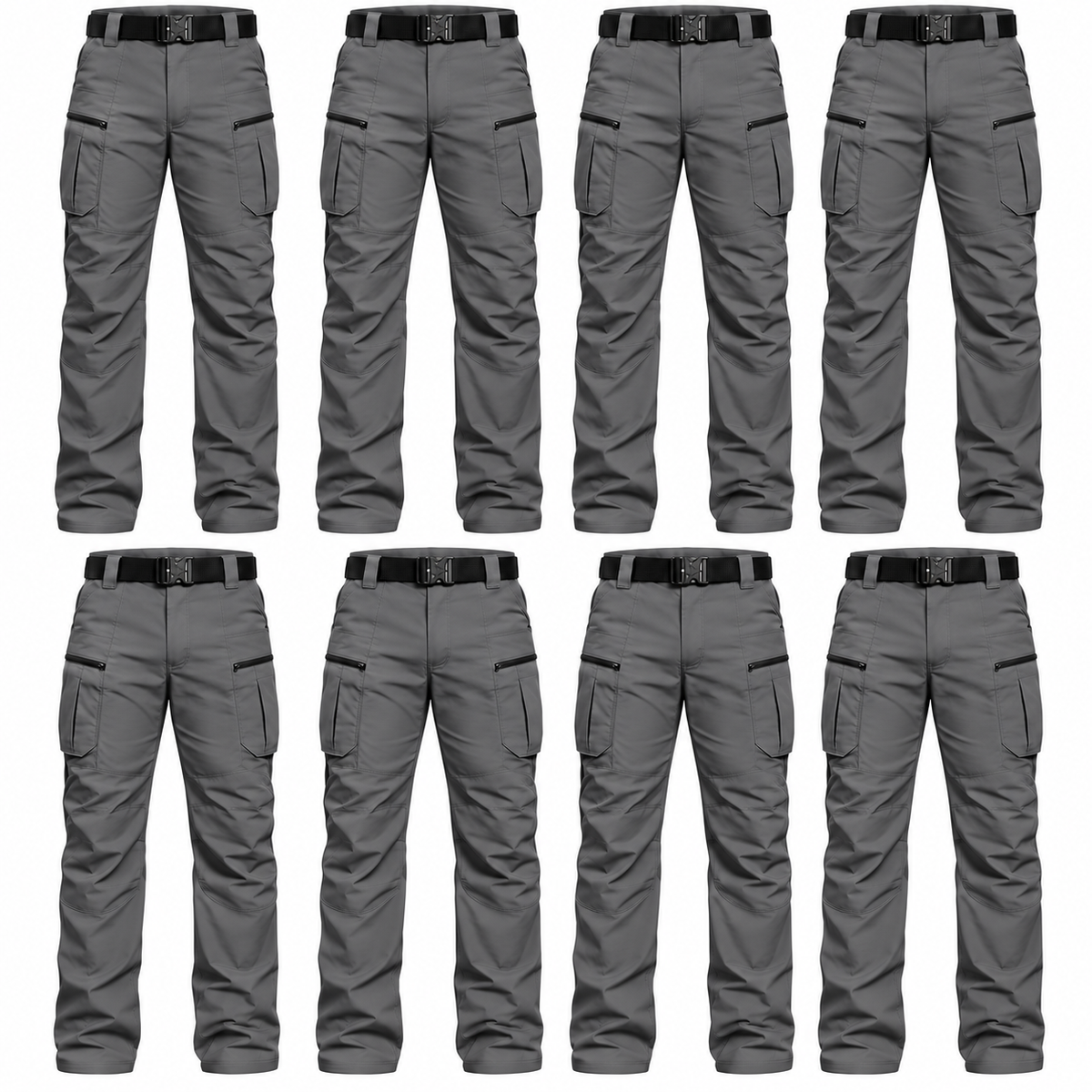 Ripstop Water Resistant Cargo Tactical Pants Lightweight Breathable EDC Outdoor Hiking Work Pants 8 Pockets