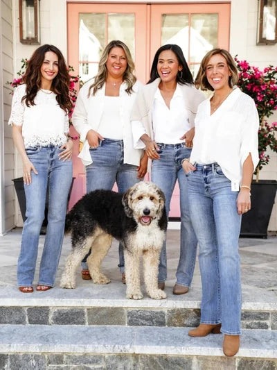 ✨HOT SALE 80% OFF👖New Tummy Control Bootcut Jeans