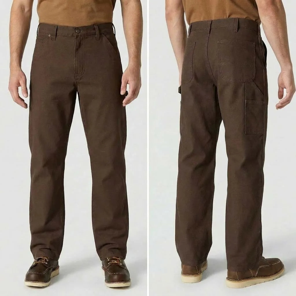 Ends at Midnight ! Men's Flex Relaxed Straight Work Pants Rigby Pant