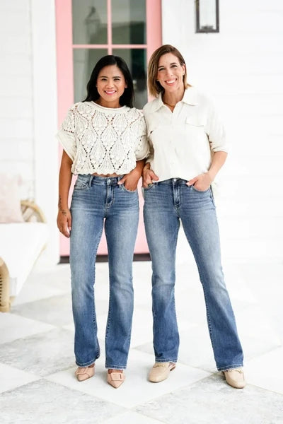 ✨HOT SALE 80% OFF👖New Tummy Control Bootcut Jeans